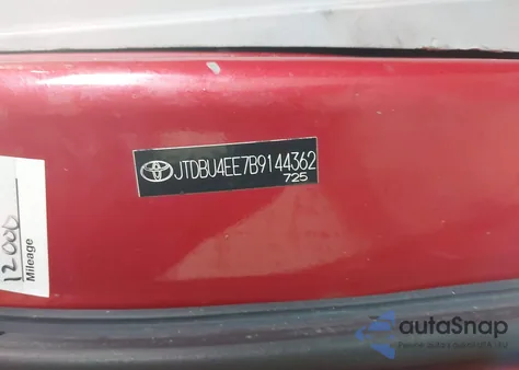 2011 Toyota Corolla Le from USA, damaged, VIN JTDBU4EE7B9144362